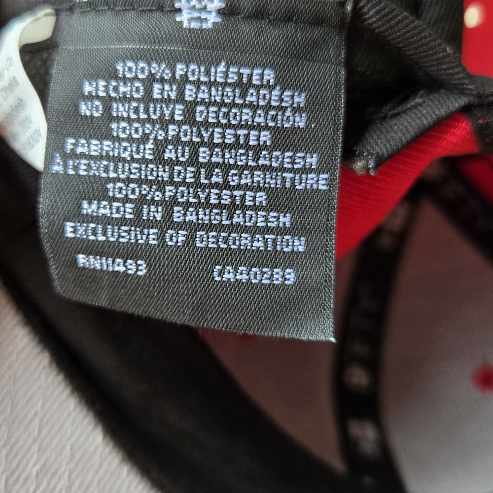 Red Kids Cap New Era 100 % Original - Picture 8 of 11